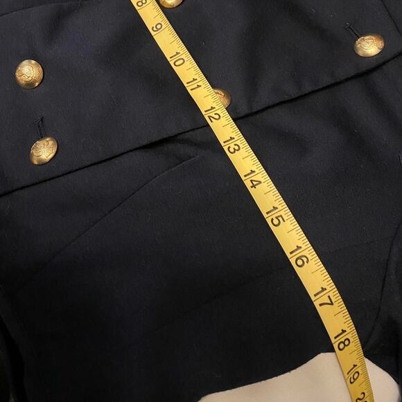 The Limited - Navy and Blue Military Blazer Jacket - Picture 6 of 8